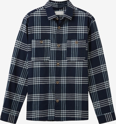 Marškiniai iš TOM TAILOR, spalva – tamsiai mėlyna / melsvai pilka / balta, Prekių apžvalga