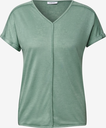 CECIL T-Shirt in Grün: Vorderseite