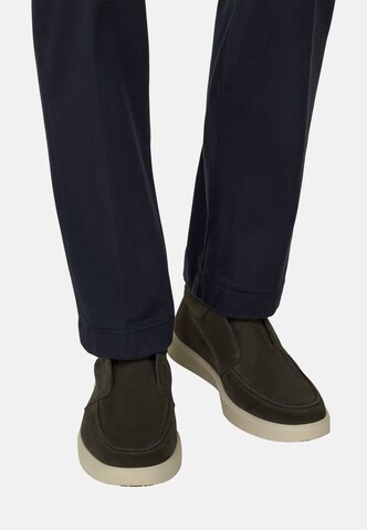 Boggi Milano Platform trainers in Brown: front