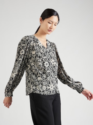 Noa Noa Blouse 'Louise' in Zwart: voorkant