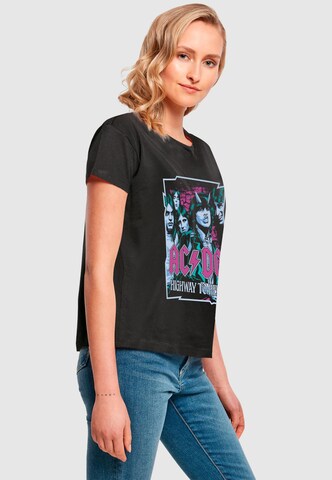 Merchcode T-Shirt 'ACDC - Higway to Hell' in Schwarz