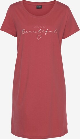 VIVANCE Nightgown in Red: front