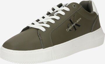 Calvin Klein Jeans Sneakers laag 'SEAMUS' in Groen: voorkant