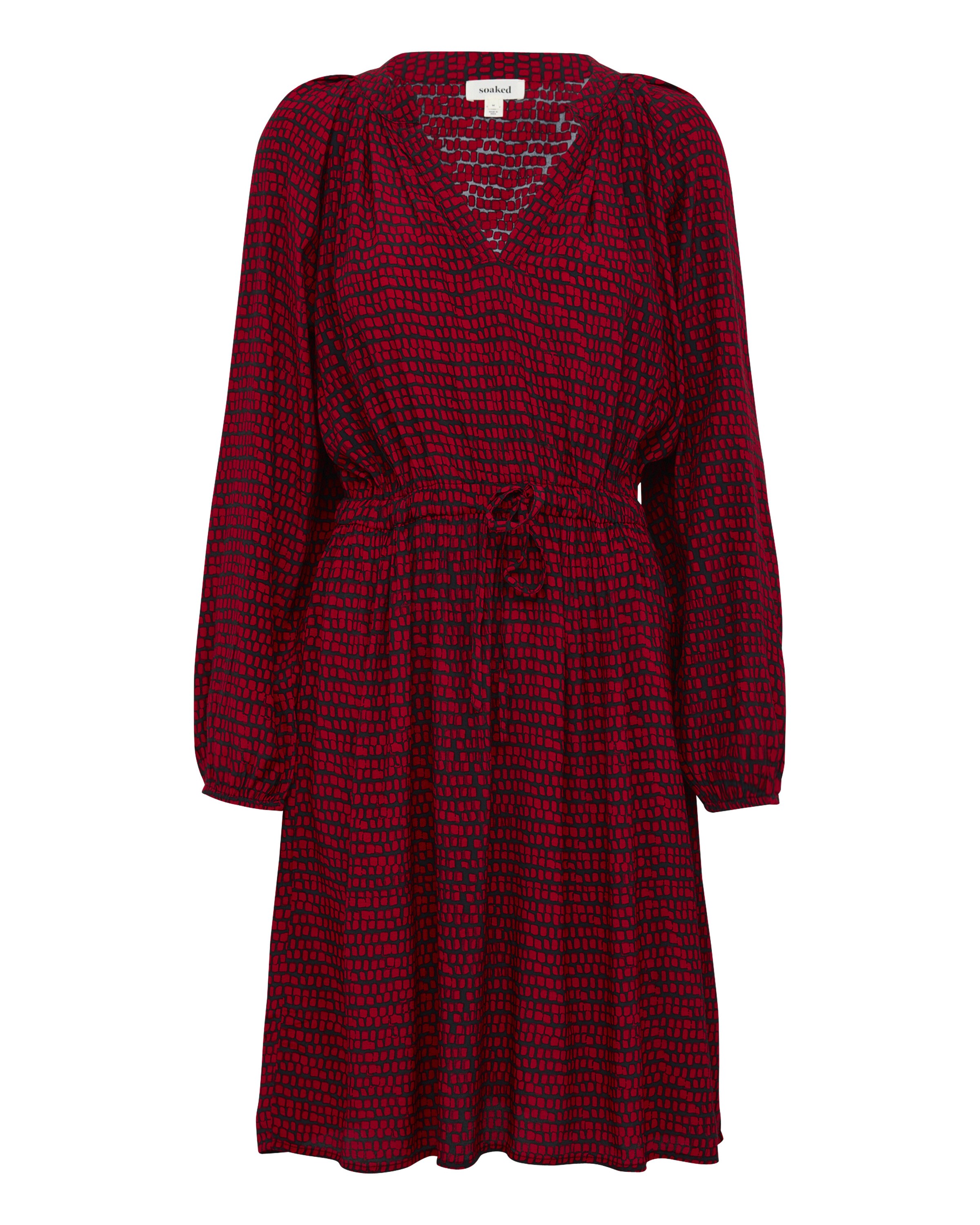 SOAKED IN LUXURY Obleka 'Alize' | rdeča barva: sprednja stran