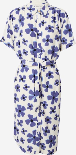 Fabienne Chapot Robe-chemise en bleu clair / bleu violet / noir / blanc, Vue avec produit