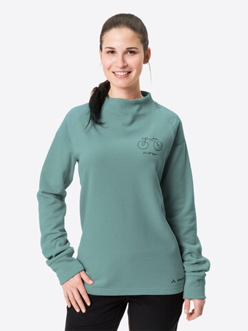 VAUDE Sportief sweatshirt in Groen: voorkant