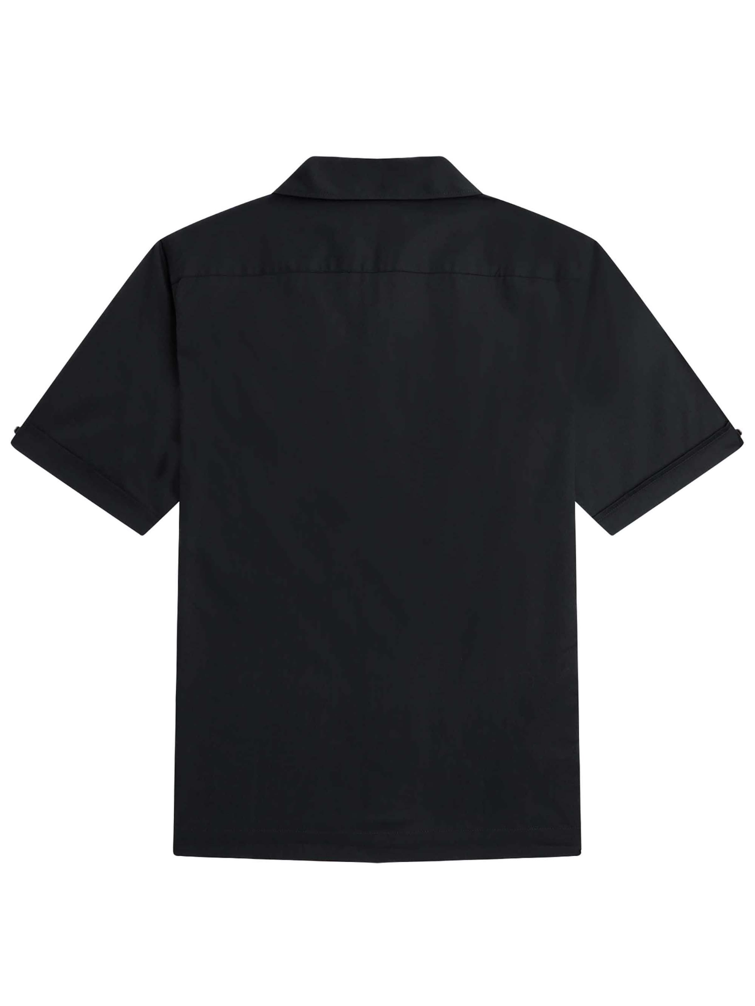 Fred Perry Regular fit Button Up Shirt in Black