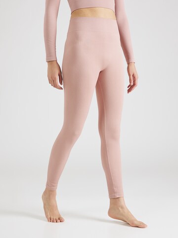 Skinny Pantalon de sport 'EVER Infused' SLOGGI en rose : devant