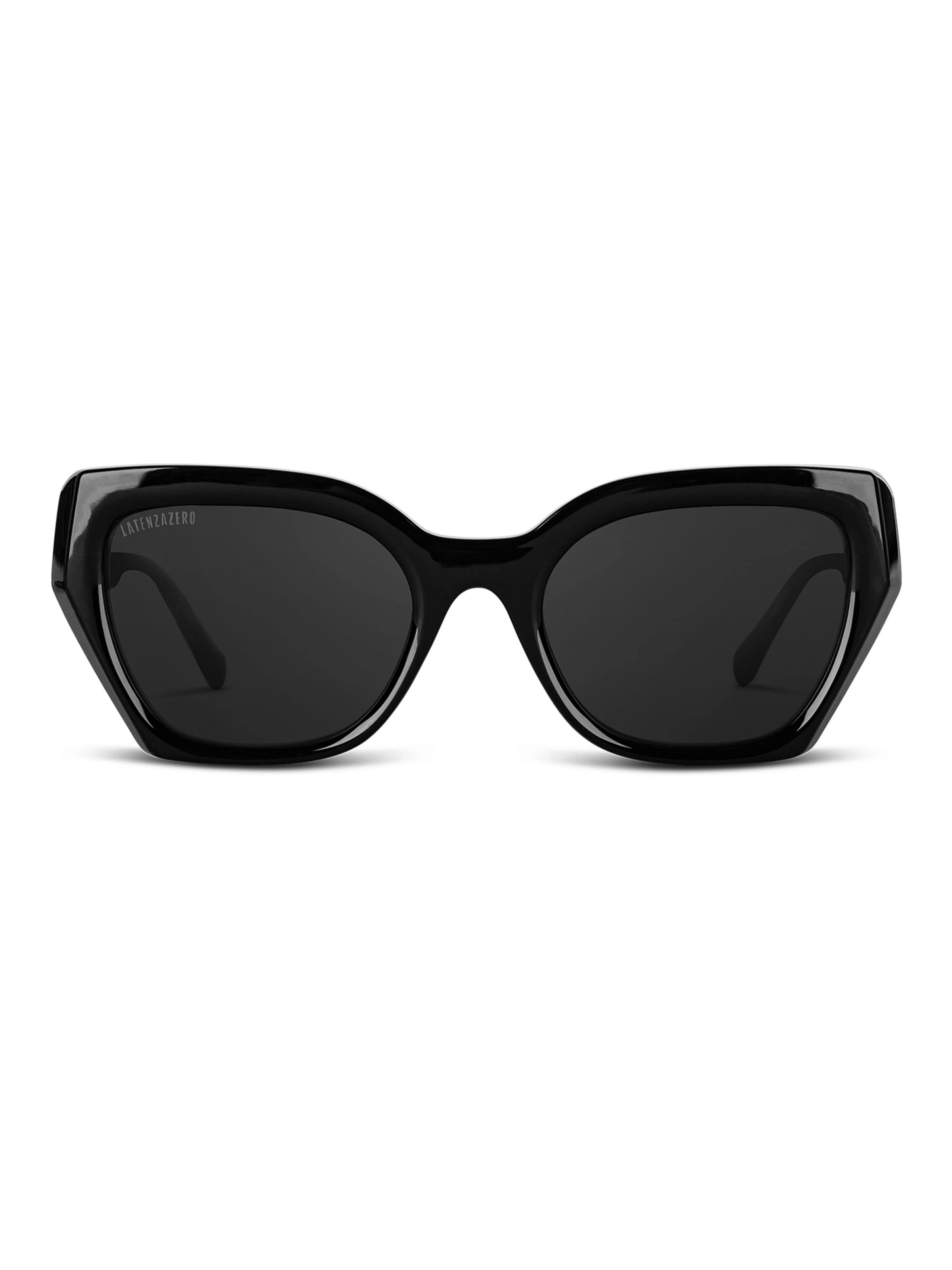 LatenzaZero Okulary przeciwsłoneczne w kolorze czarny