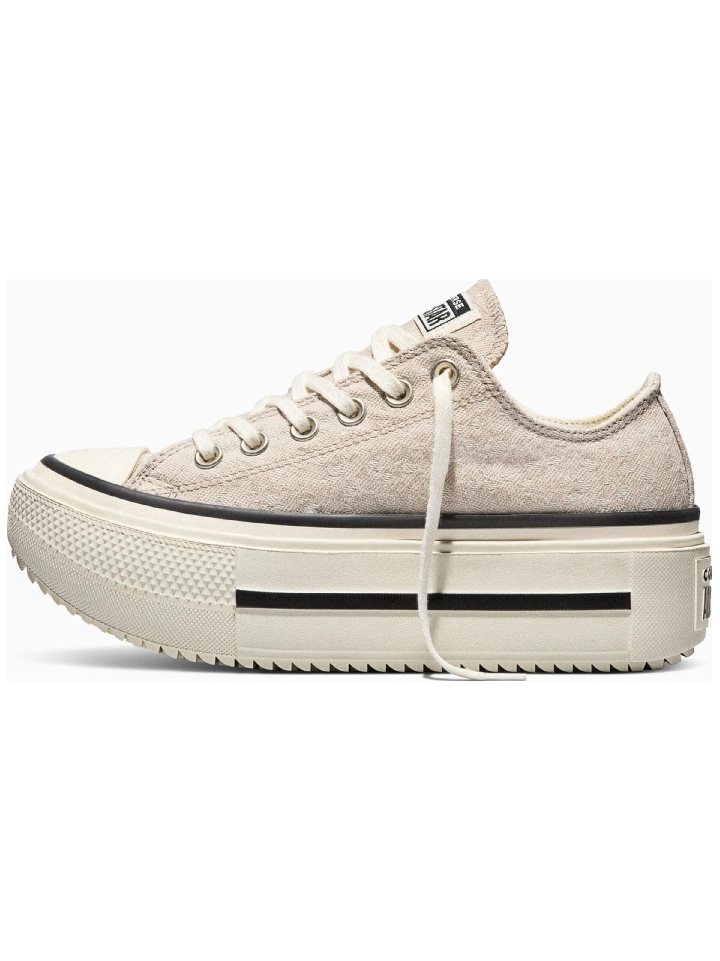CONVERSE Sneaker low 'Ctas Double Stack' in Beige