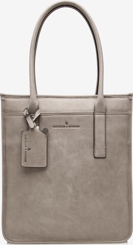 Castelijn & Beerens Shoulder Bag 'Carisma' in Grey: front