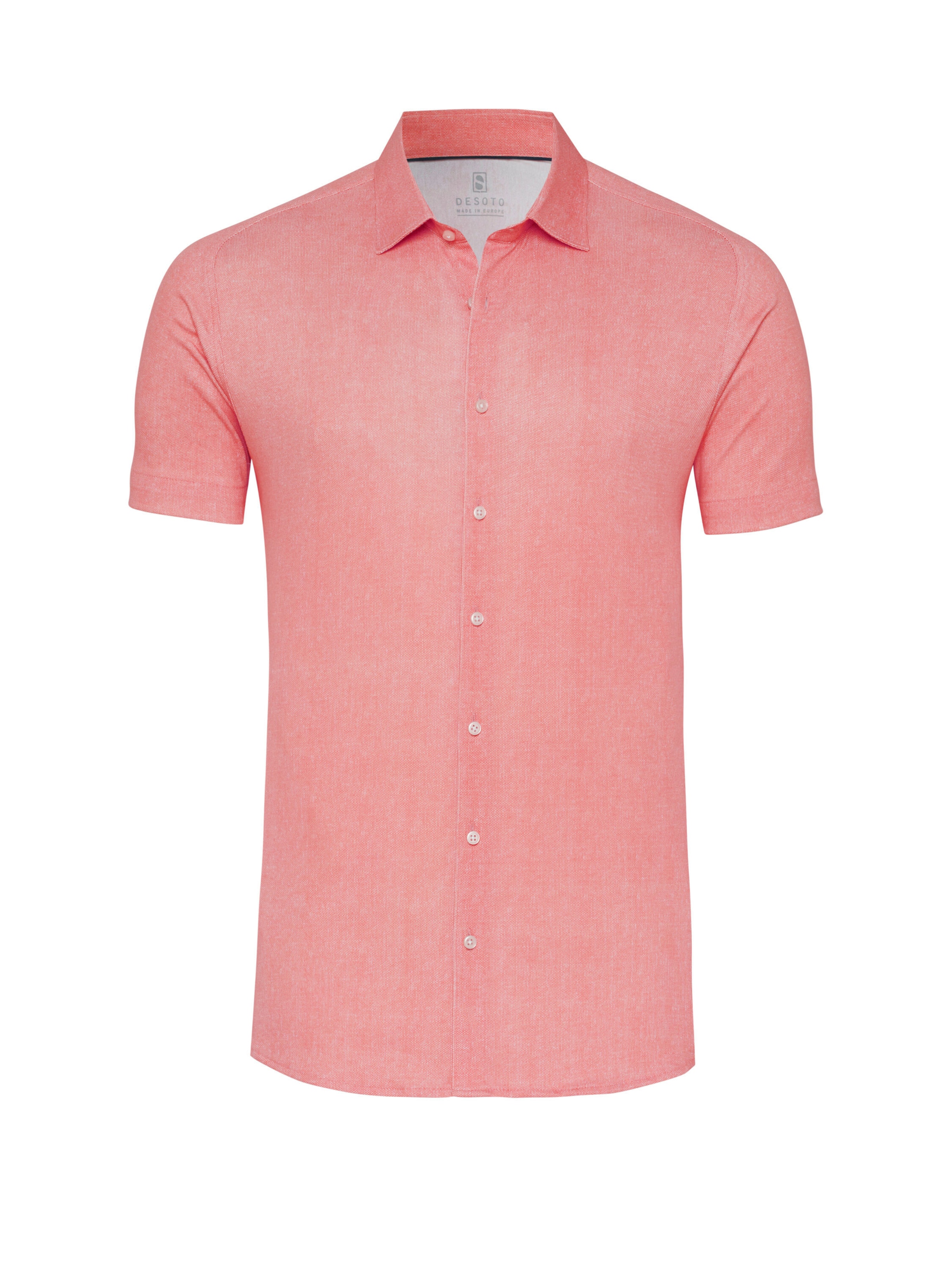 DESOTO Slim fit Overhemd in Oranje: voorkant