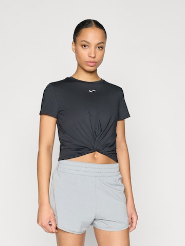 Maglia funzionale 'ONE CLASSIC' di NIKE in nero: frontale