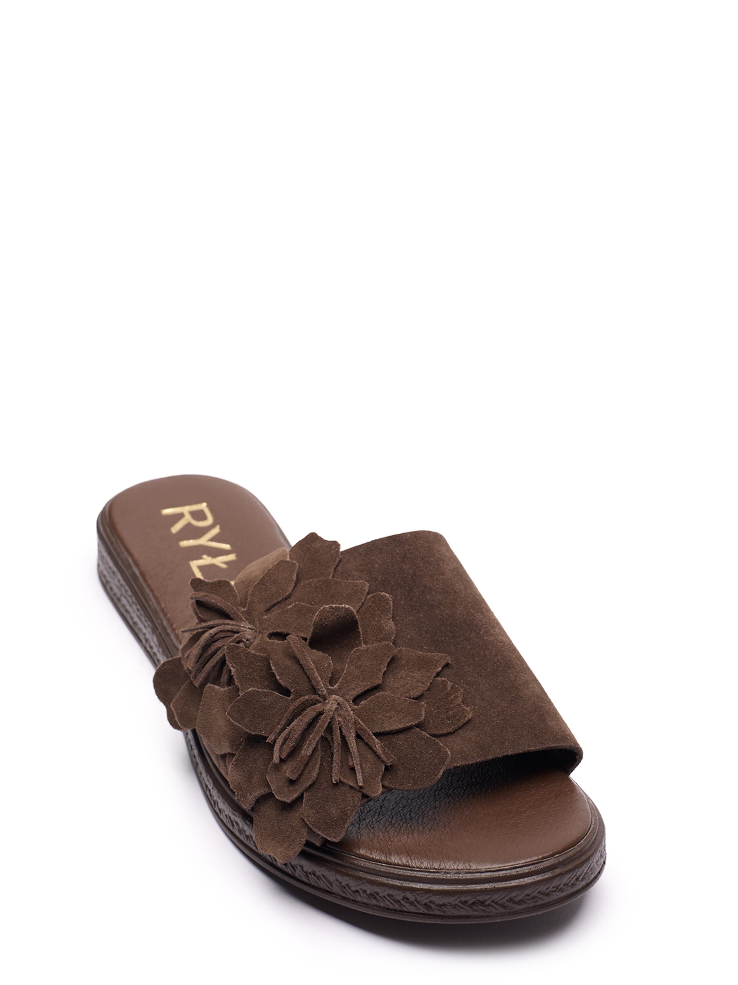 Mule RYŁKO en marron : devant