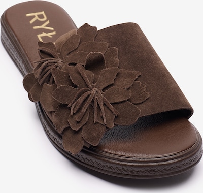 Šlepetės iš RYŁKO, spalva – ruda, Prekių apžvalga