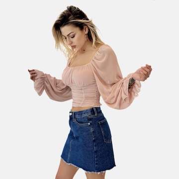 Elara Blouse in Pink