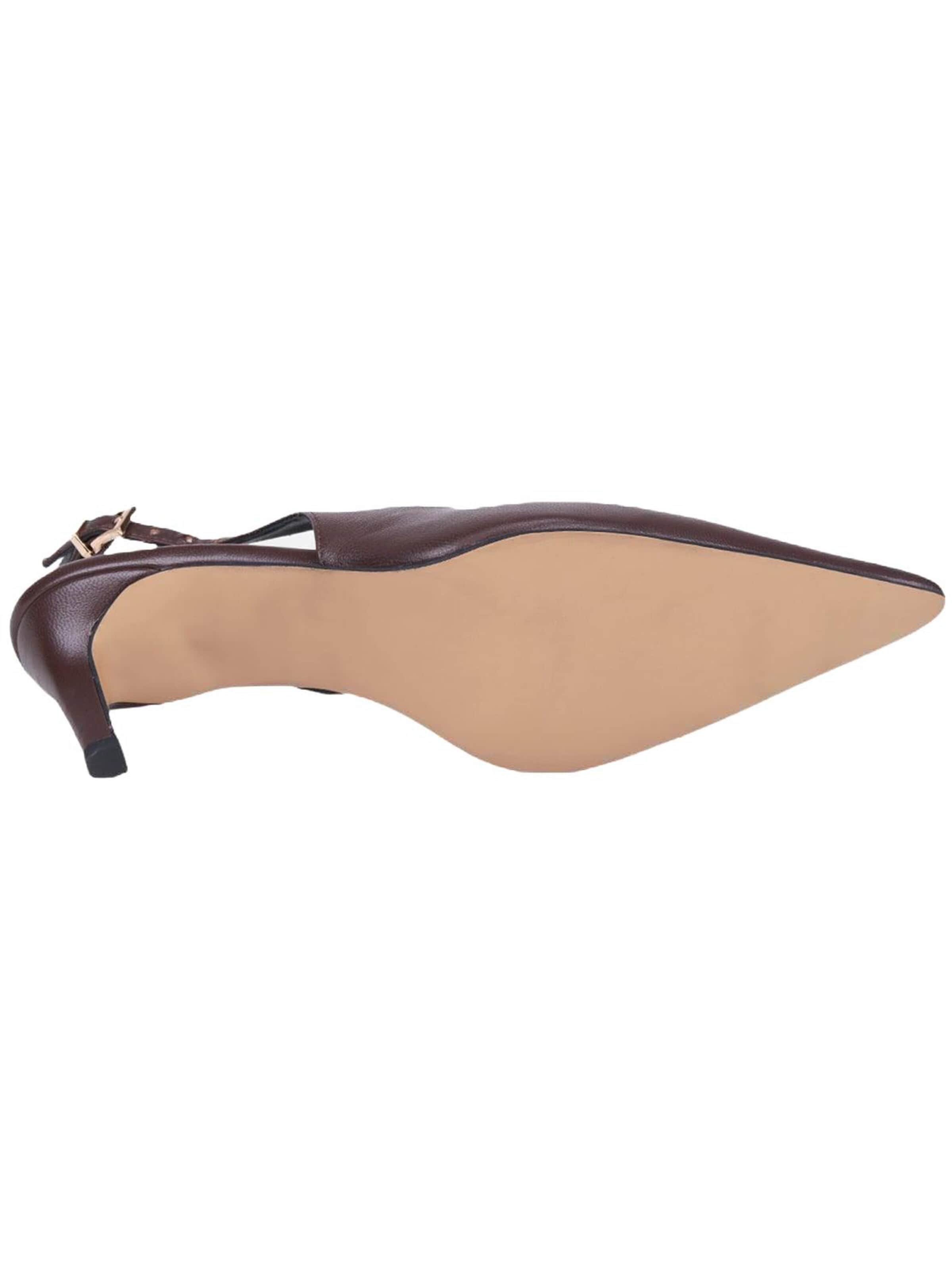 Desa Pumps 'Slingback Stiletto' in Bruin