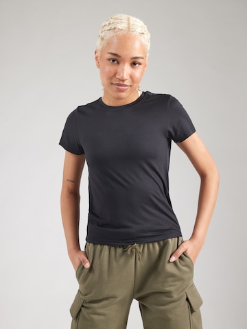 T-shirt fonctionnel 'Pacy' Athlecia en noir : devant