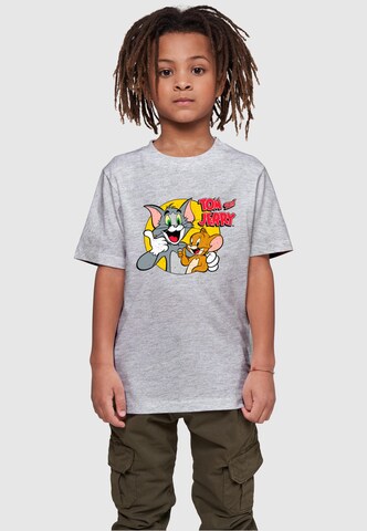 T-Shirt 'Tom And Jerry - Thumbs up' ABSOLUTE CULT en gris : devant