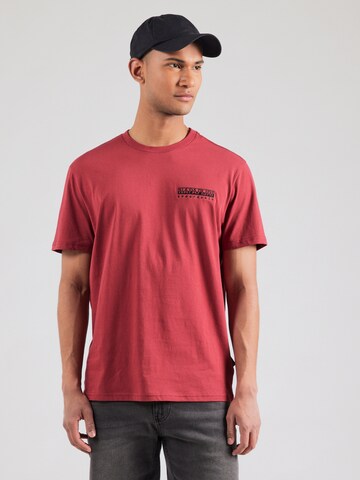 NAPAPIJRI Shirt 'VIGNONI' in Rood