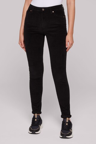 Soccx Slim fit Jeans in Black: front