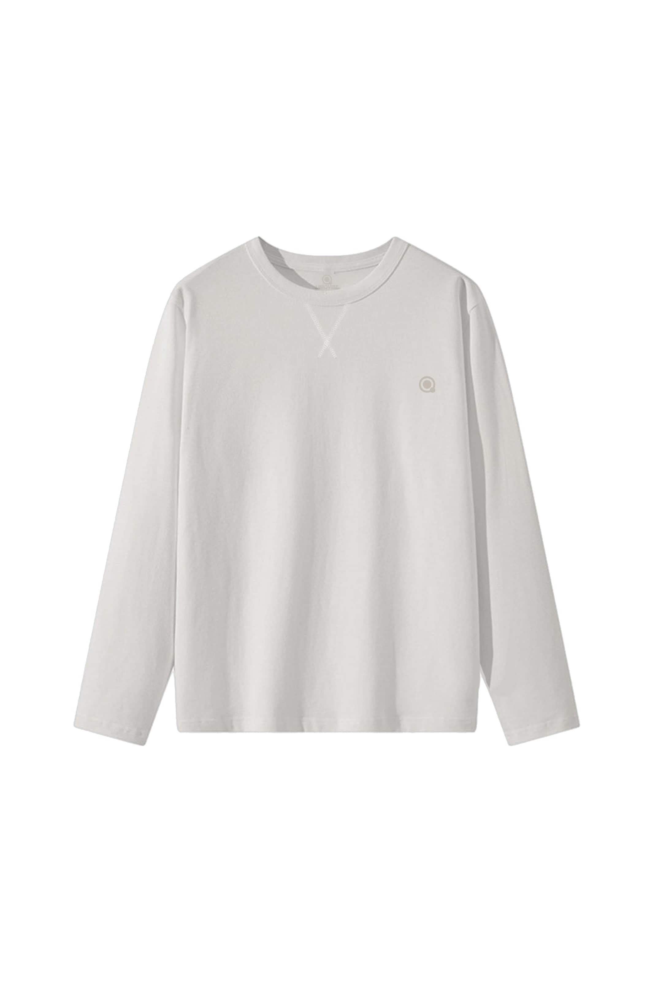 UNIQVIBE Shirt in Wit: voorkant