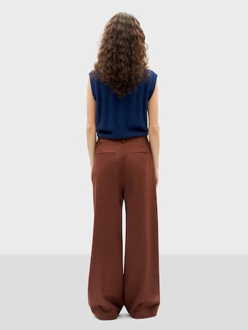 Loosefit Pantaloni 'PAT' di Thinking MU in marrone