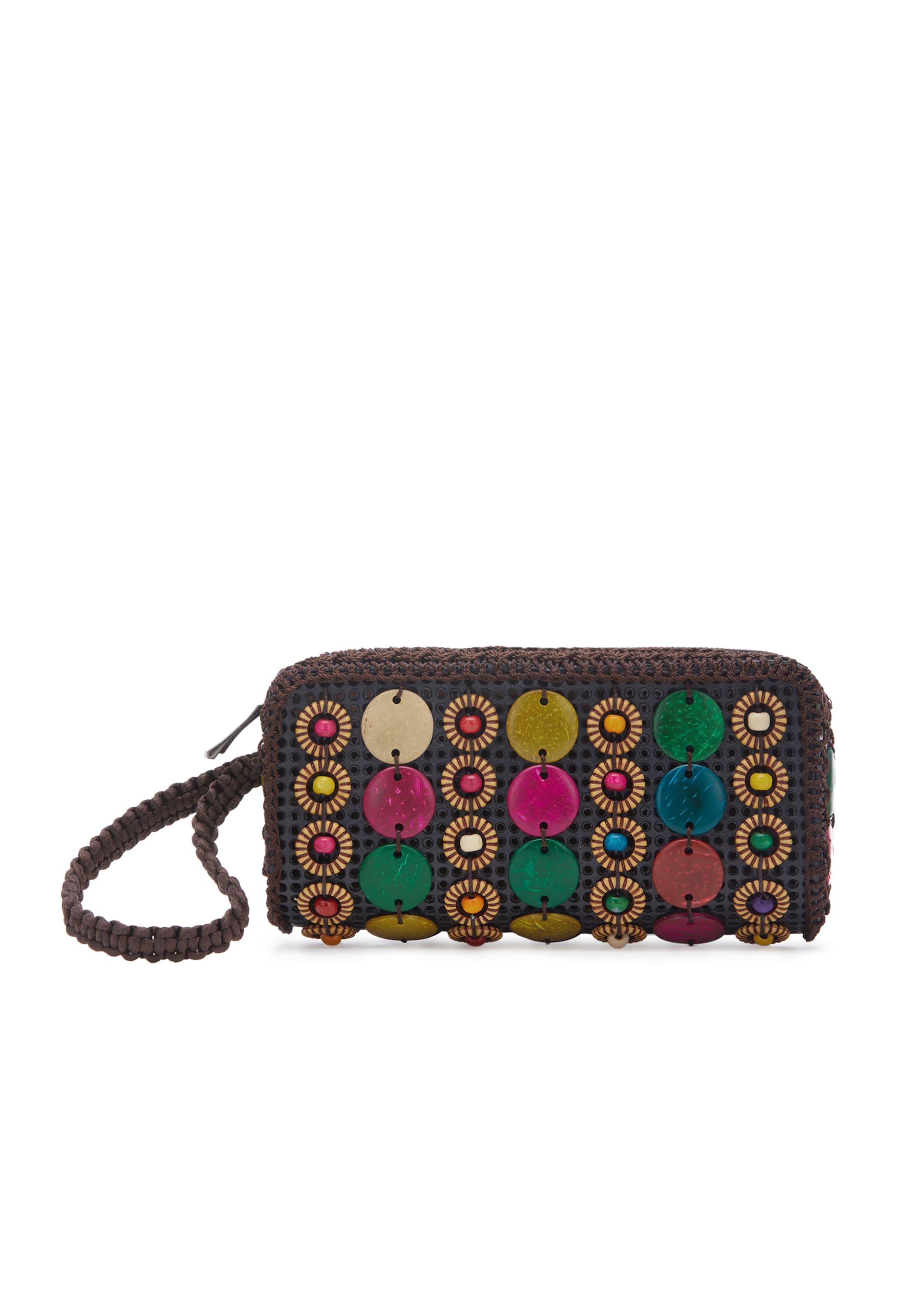 usha FESTIVAL - Bolso de noche en marrón: frente