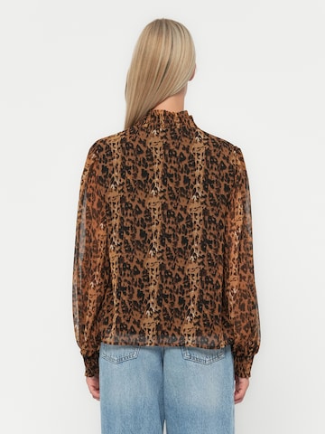 VILA Blouse 'VIFALIA' in Brown