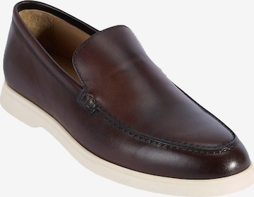 Chaussure basse 'Schnürschuhe' Desa en marron : devant
