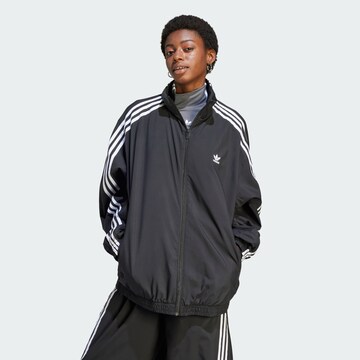 Geacă de primăvară-toamnă 'Adilenium' de la ADIDAS ORIGINALS pe negru: față