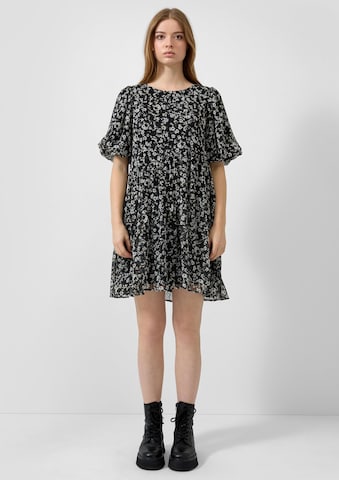 QS Kleid in Schwarz: Vorderseite