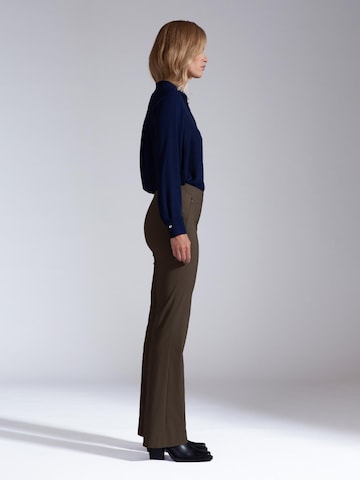 Minx Boot cut Trousers 'JOAN' in Green