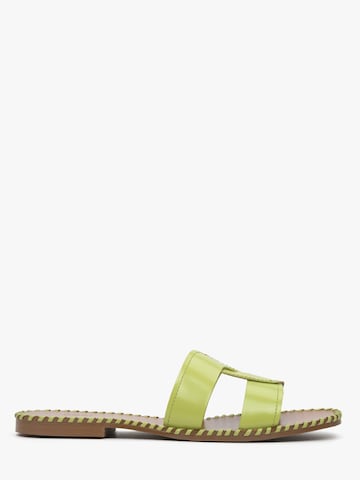 Estro Sandaal '121-5' in Groen: voorkant
