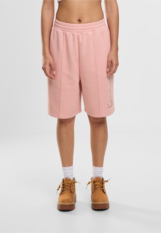 Karl Kani Normální Kalhoty – pink: přední strana