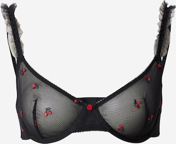 juoda Hunkemöller Plati Liemenėlė 'Chelsey': priekis