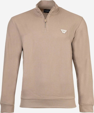 Felpa di Emporio Armani in marrone: frontale