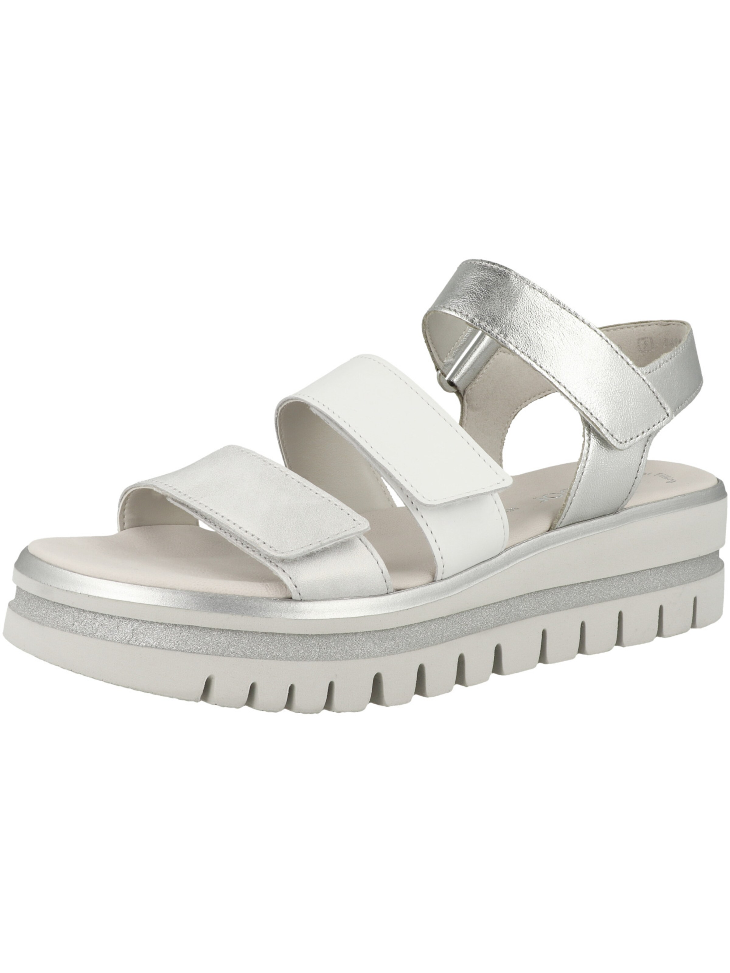 GABOR - Sandálias com tiras em branco: frente