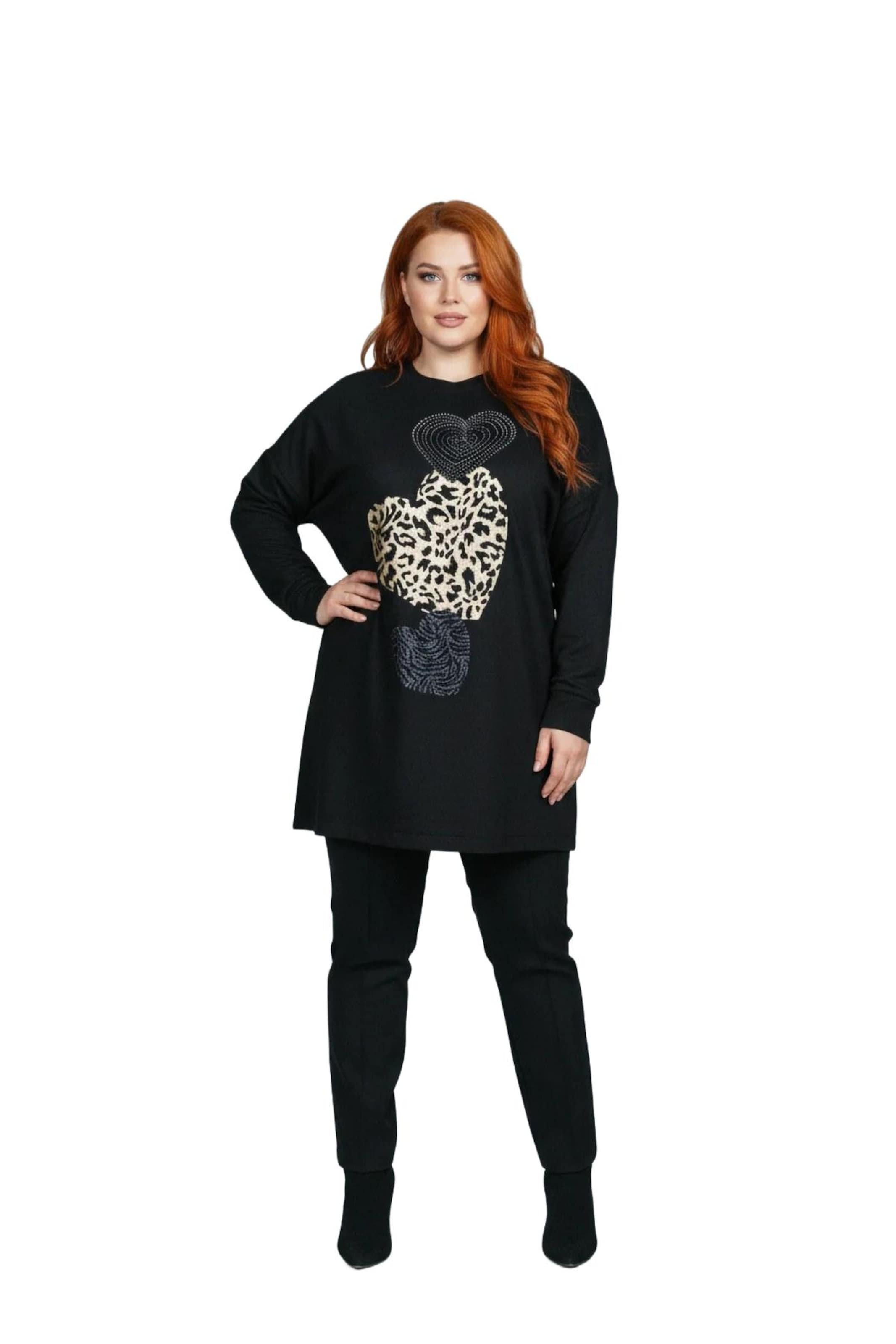 Shape Of You Sweatshirt in Zwart