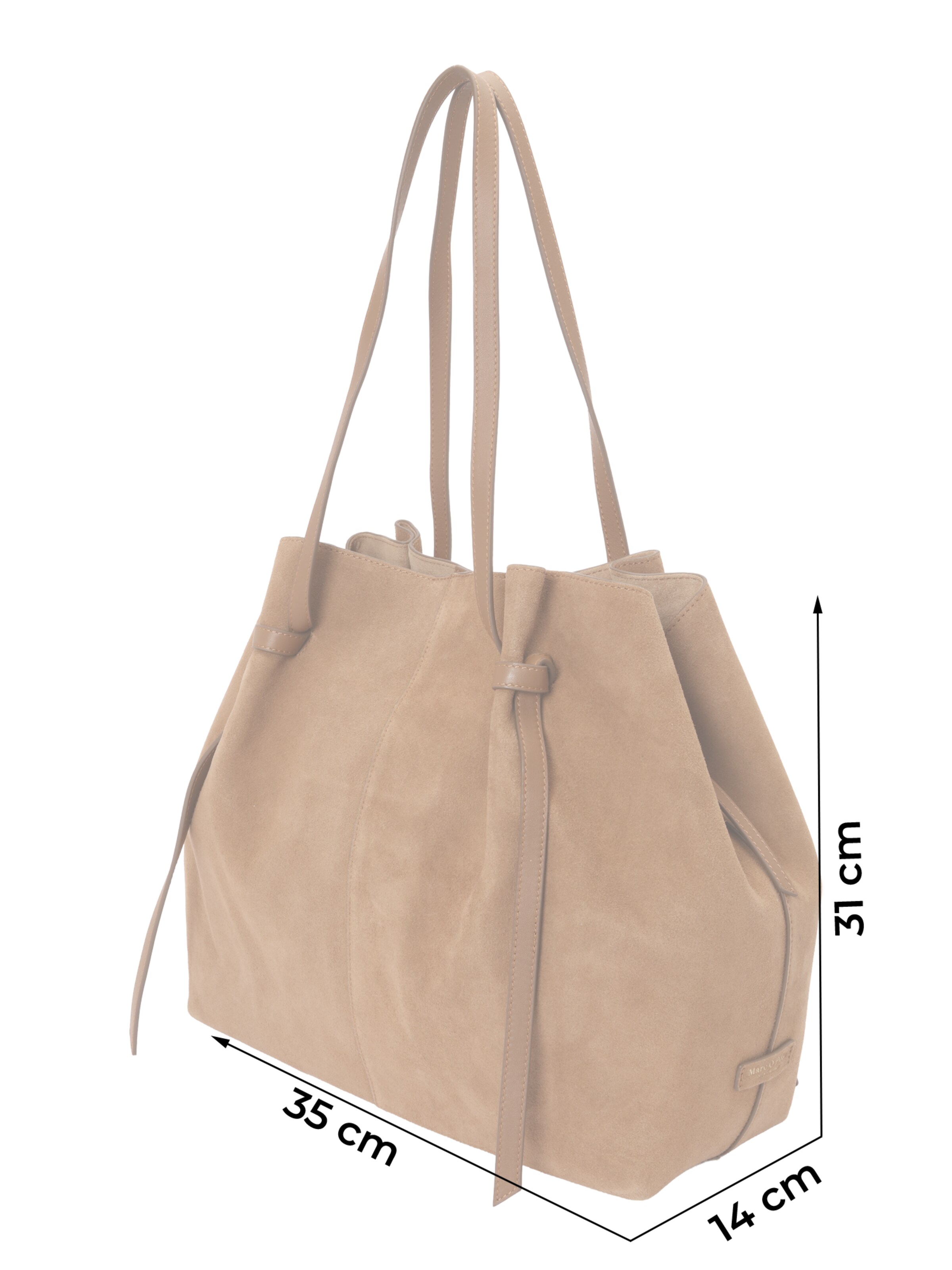 Marc O'Polo Accessories Nákupní taška – hnědá