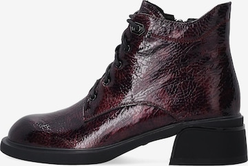 VENEZIA Schnürstiefelette in Rot: Vorderseite