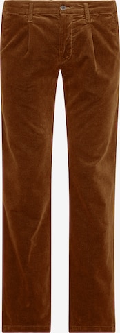 REDPOINT Slim fit Chino Pants in Brown: front