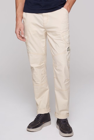 CAMP DAVID Regular Cargohose in Beige