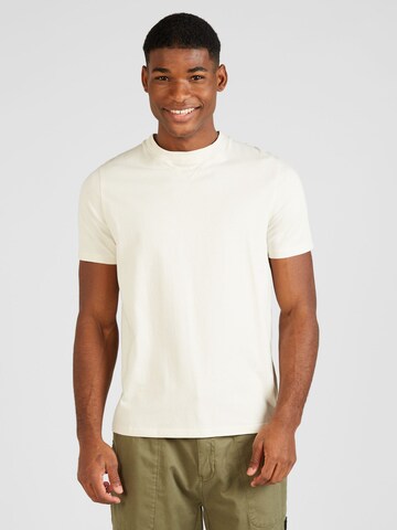 T-Shirt QS en blanc : devant