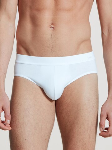 Slip 'Cotton Code' di CALIDA in bianco: frontale
