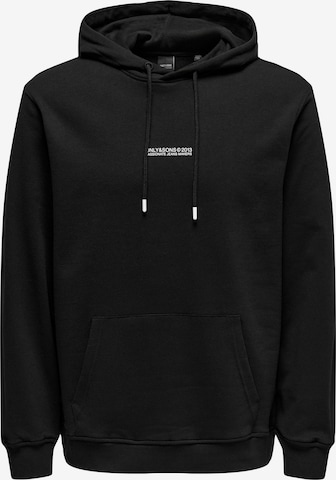 Only & Sons Sweatshirt 'Elon' in Black: front