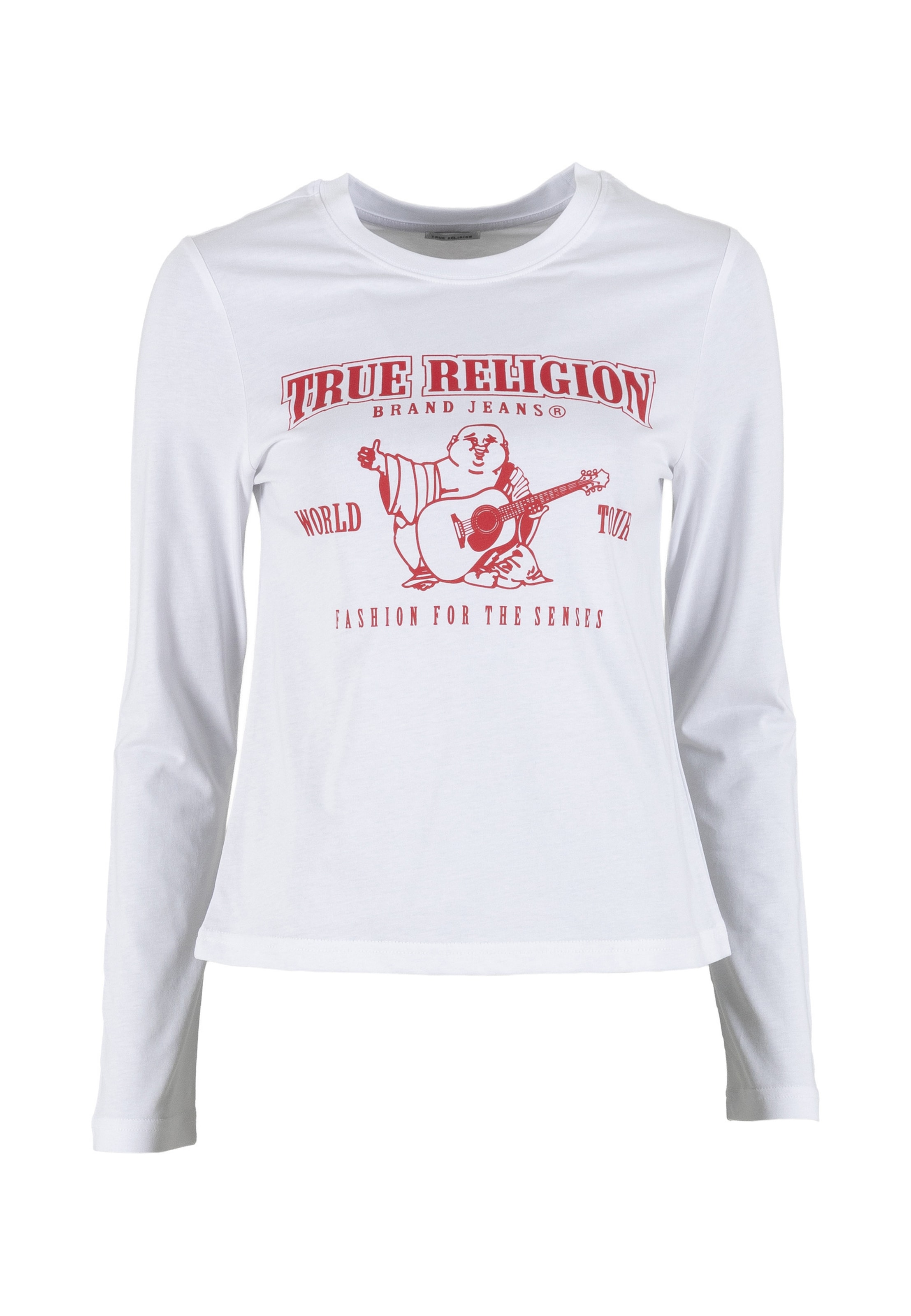 True Religion Shirt in Weiß: Vorderseite