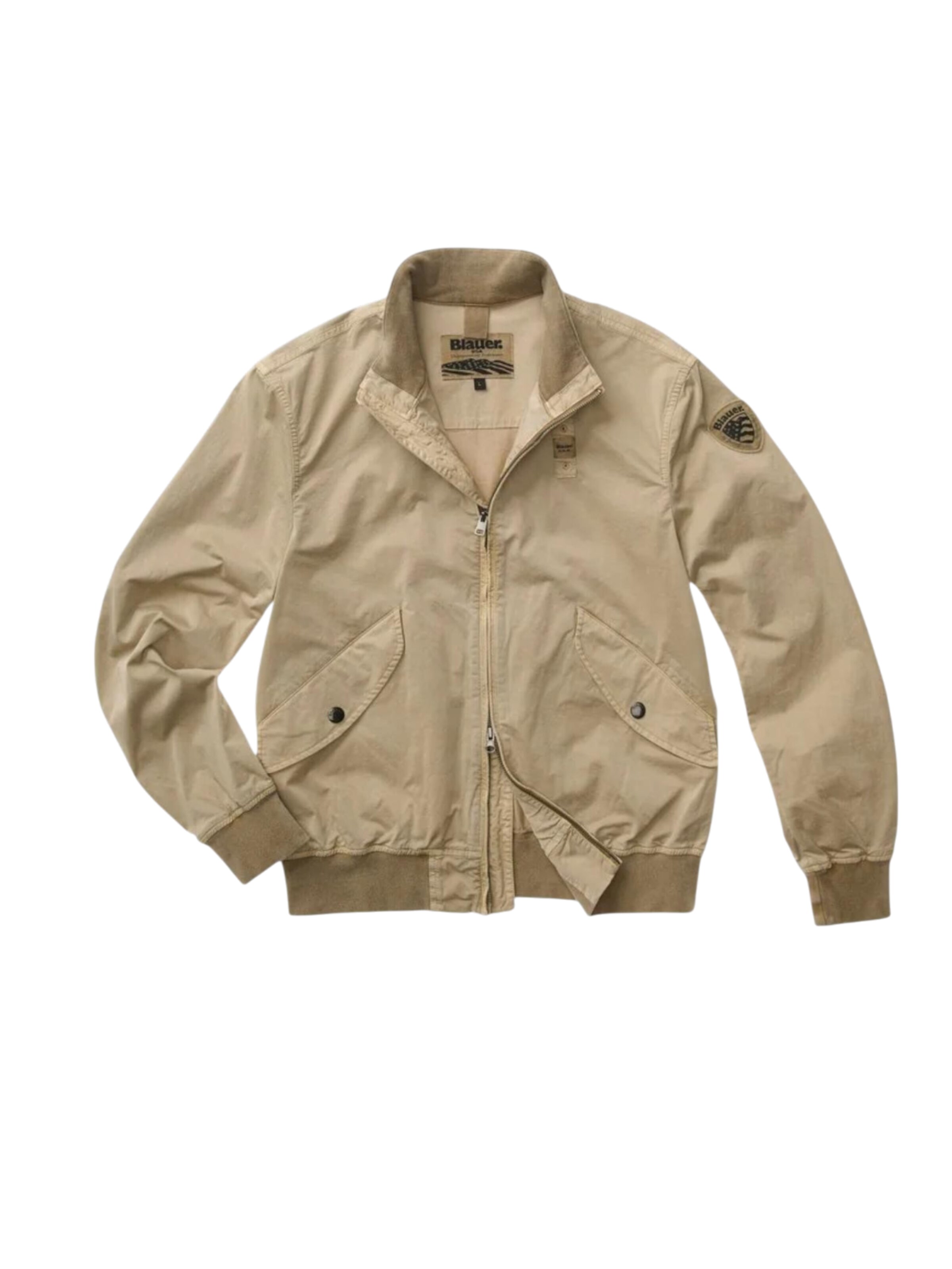 Blauer Tussenjas in Beige: voorkant