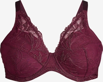 raudona Devoted by Zizzi Marškinėliai Liemenėlė: priekis