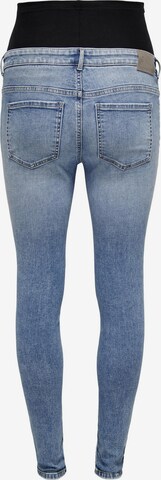 Only Maternity Skinny Jeans 'BELLY' i blå